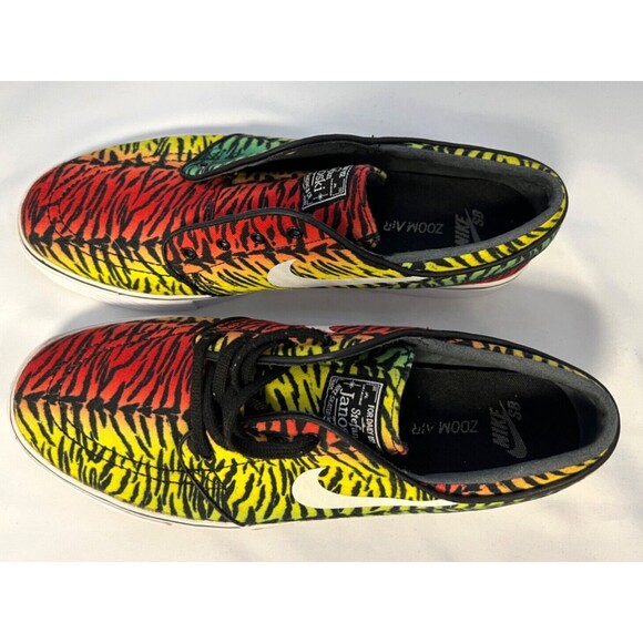 Men\'s Nike SB Zoom Stefan Janoski Canvas Tiger Multicolor Shoes 615957-713 Sz 10 main image 6